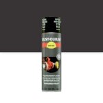 Peinture de finition - arosol 500 ml - noir mat - hard hat rust - oleum