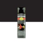 Peinture de finition - arosol 500 ml - noir satin - hard hat rust - oleum