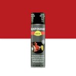 Peinture de finition - arosol 500 ml - rouge vif - hard hat rust - oleum