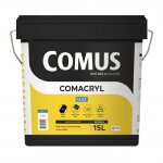 Peinture de finition mat - 15 litres - comacryl acrylic'mat comus