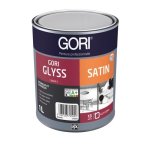 Peinture glycro satine - pour menuiseries - blanc - 3 l - goriglyss gori