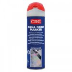 Peinture de marquage provisoire -  base d'eau - rouge fluo - 500 ml - aqua paint marker crc