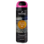 Peinture de marquage provisoire fluorescente - 3  6 mois - s - mark - cerise - x1 technima soppec