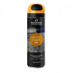 Peinture de marquage provisoire fluorescente - 3  6 mois - s - mark - orange - x1 technima soppec