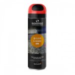 Peinture de marquage provisoire fluorescente - 3  6 mois - s - mark - rouge - x1 technima soppec