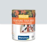 Peinture microporeuse - gris 7035 - 2, 5 l - tous bois environnement blanchon