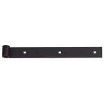 Penture acier droite perce noir - longueur 400 mm - axe 14 mm bourgeois freres