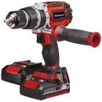 Perceuse  percussion sans fil pro - tp - cd 18 / 60 li - i bl (2x2, 0ah) + 39 accessoires einhell