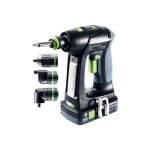 Perceuse sans fil 18v (2x4, 0 ah) c 18 hpc 4, 0 i en set - 577617 festool