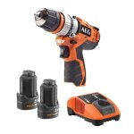 Perceuse visseuse 12v + 2 batteries 2ah + sac de transport - bs12c2 li - 202b aeg powertools