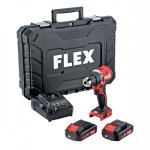 Perceuse visseuse 18v dd 2g 18. 0 - ec ld / 2. 5 set + 2 batteries et chargeur flex
