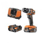 Perceuse visseuse sans fil 18v brushless - subcompact - bs18sbl - 202c aeg powertools