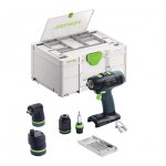Perceuse - visseuse sans fil 18v - t18 + 3 basic - set solo festool