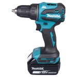 Perceuse visseuse sans fil lxt� 18v + 2 batteries 5ah - ddf490rtj makita