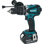 Perceuse visseuse sans fil  percussion lxt 18v - 5 ah - dhp458rtj makita