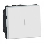 Permutateur mosaic - 2 modules - 10 ax - blanc legrand