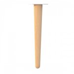 Pied en bois incliné pour table basse style scandinave - hauteur 400 mm interges Pied en bois incliné pour table basse style scandinave - hauteur 400 mm interges