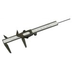 Pied  coulisse columbus 120 mm au 1 / 10me de mm avec tui - 710 - p21 sam outillage