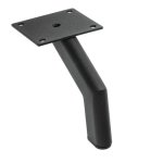 Pied de meuble oblique - en acier - noir - stomp synercia