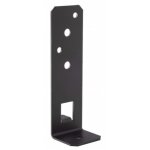 Pied de poteau de jardin - rglable en largeur - noir - ppg60 / 25pb simpson strong - tie