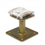 Pied de poteau r�glable - kit complet avec fixations - kit fix pprc simpson strong - tie