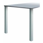 Pied snack - aluminium - carr� 60 mm - hauteur 1100 mm - quadra 647 camar