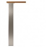 Pieds de table acier 705 quadra 649 - carr� de 80 mm camar