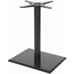 Pied de table central carré - hauteur 730 mm - inox noir synercia Pied de table central carré - hauteur 730 mm - inox noir synercia