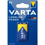 Pile alcaline - longlife power - 6lr61 / 9v varta