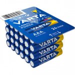 Pile alcaline lr03 / aaa - 24 pices - longlife power varta