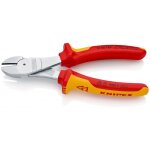 Pince coupante de ct  forte dmultiplication - longueur 180 mm - isole 1000 v knipex