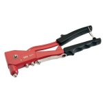 Pince  riveter  main avec 4 embouchures sam outillage