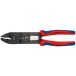 Pince � sertir universelle avec gaines bi - mati�re - longueur 240 mm knipex