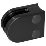 Pince � verre 8 mm pour garde corps ? support arrondi - inox 316 dark design production