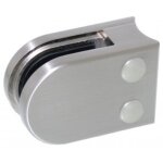 Pinces  verre carr 45x63 mm ? support arrondi ? zamak bross design production