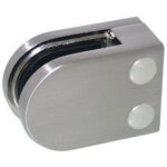 Pinces  verre carr 45x63 mm ? support plat ? inox 316 bross design production