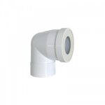 Pipe coud�e courte - diam�tre 100 mm regiplast
