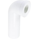 Pipe wc coude longue  93mm - longueur 330 mm regiplast