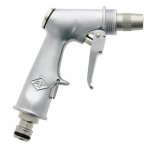 Pistolet d'arrosage - jet rglable - raccord rapide - zamak - coloris acier fauquet