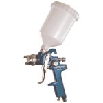 Pistolet  peinture air comprim car g04 par gravit  godet prvost