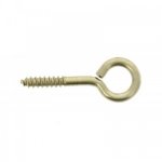 Piton - vis  bois - en laiton - 25 pices - 2, 5x10 mm bricozor