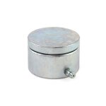 Pivot bas de portail acier - pour tube de 40  50 mm - 87 m comunello