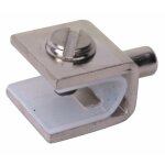 Pivot de glace bas avec collerette - pour verre 6 mm bricozor