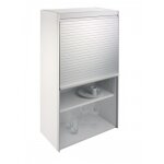 Volet roulant c box - finition aluminium - pour placard de cuisine - 600x1000 rehau