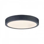 Plafonnier led cosara 15w 3000k 1300 lm gris fonc paulmann