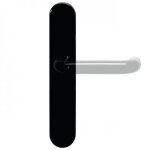 Plaques bec - de - cane pour poign�es de porte - polyamide noir - 111 hewi