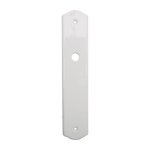 Plaque bec - de - cane pour poigne de porte - porcelaine blanche mrigous