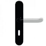 Plaques cl� l pour poign�es de porte - polyamide noir - 111 hewi