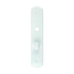 Plaque condamnation pour poigne de porte - porcelaine blanche mrigous