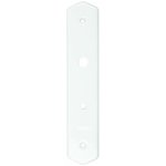 Plaque dcondamnation pour poigne de porte - porcelaine blanche mrigous